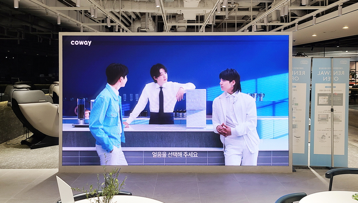 코웨이(COWAY) 용산아이파크몰 LED전광판-01