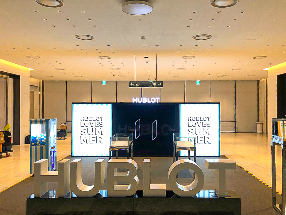 더현대서울 HUBLOT 팝업스토어 비디오월-01