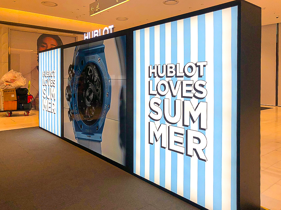 더현대서울 HUBLOT 팝업스토어 비디오월-02
