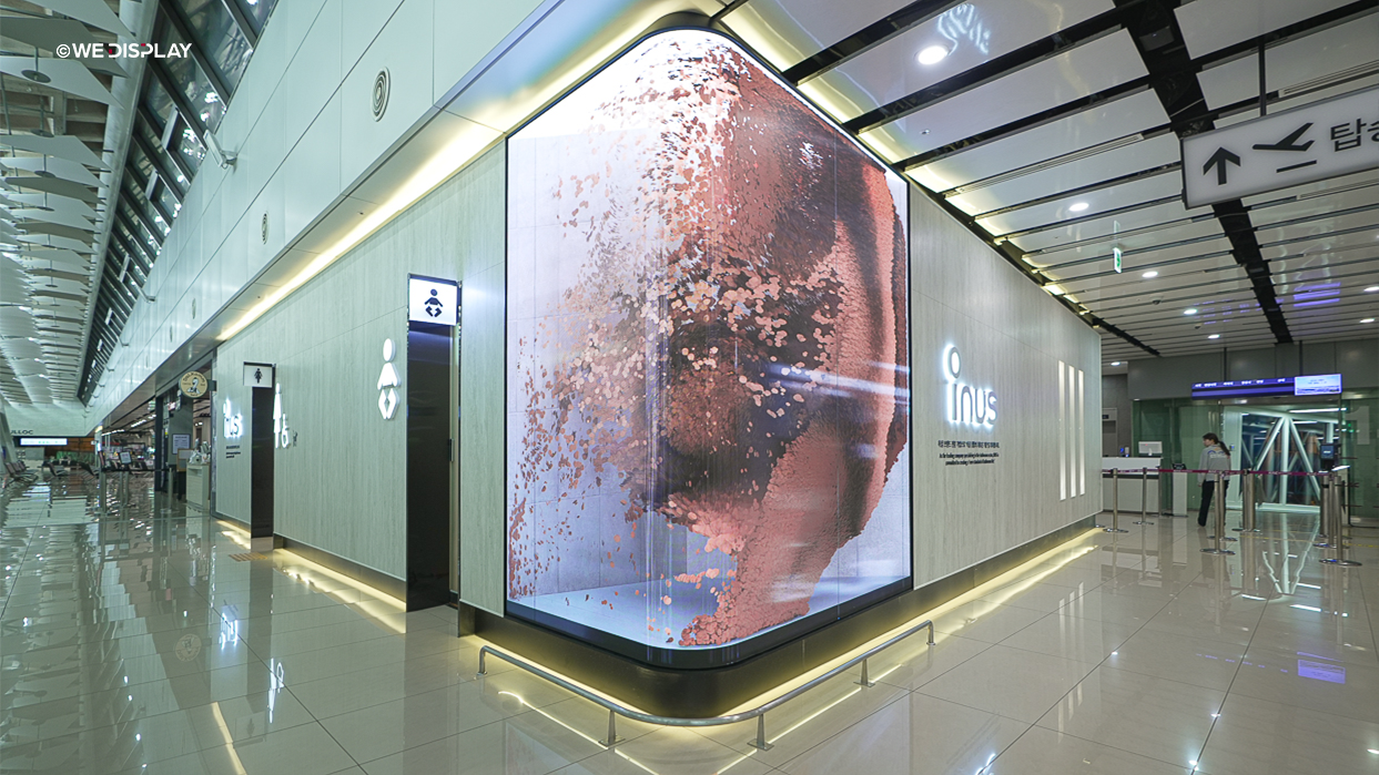 김포공항 면세점 INUS FLEXIBLE LED전광판-03