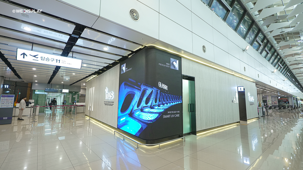 김포공항 면세점 INUS FLEXIBLE LED전광판-07