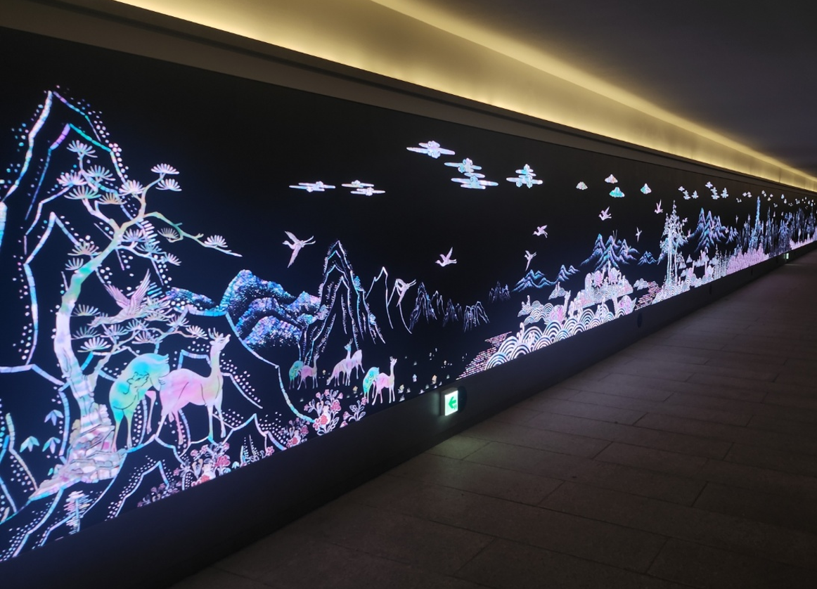 국립고궁박물관 진입로 고해상도 LED스크린-01