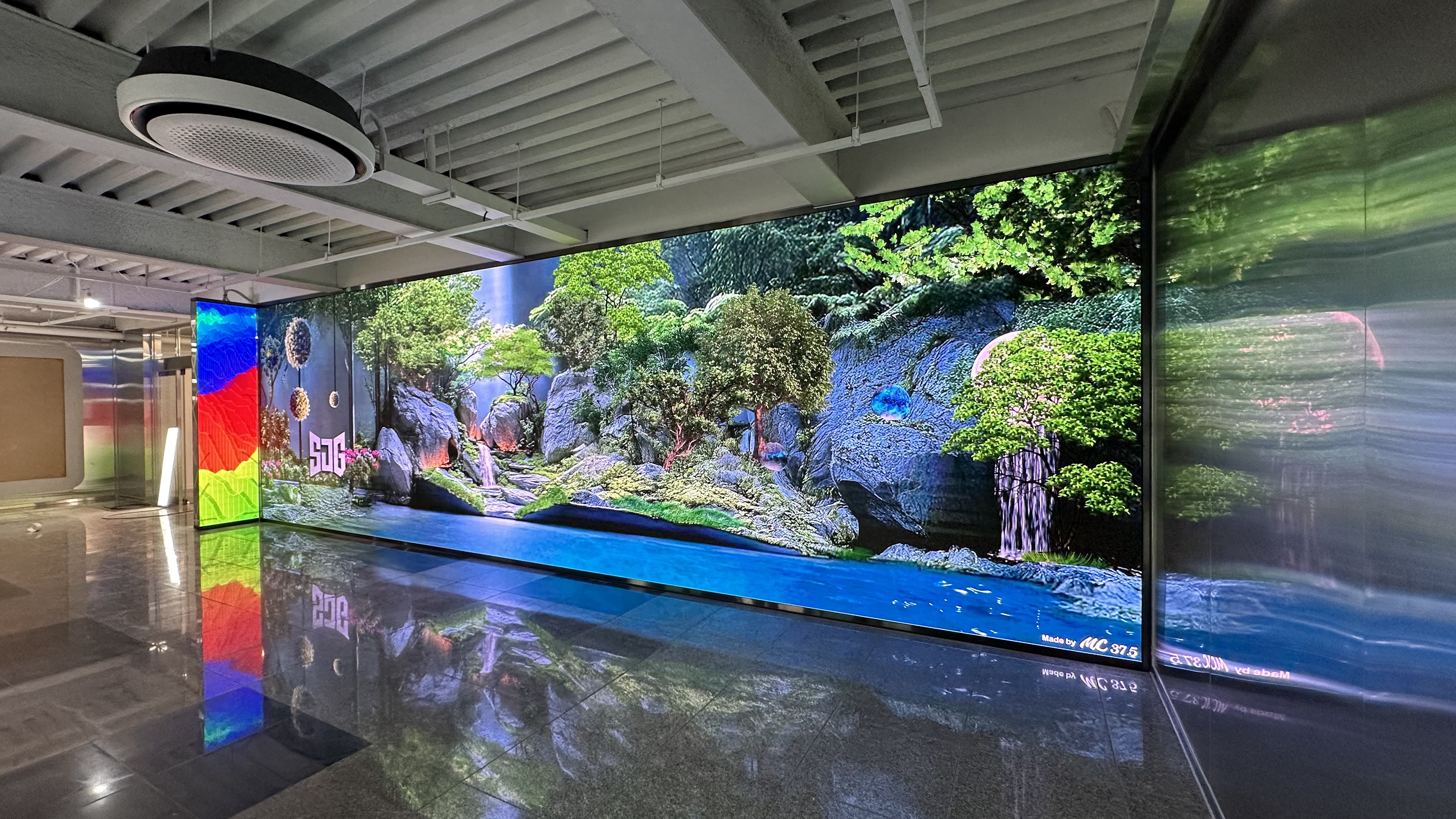 기업 로비 대형 LED전광판-02