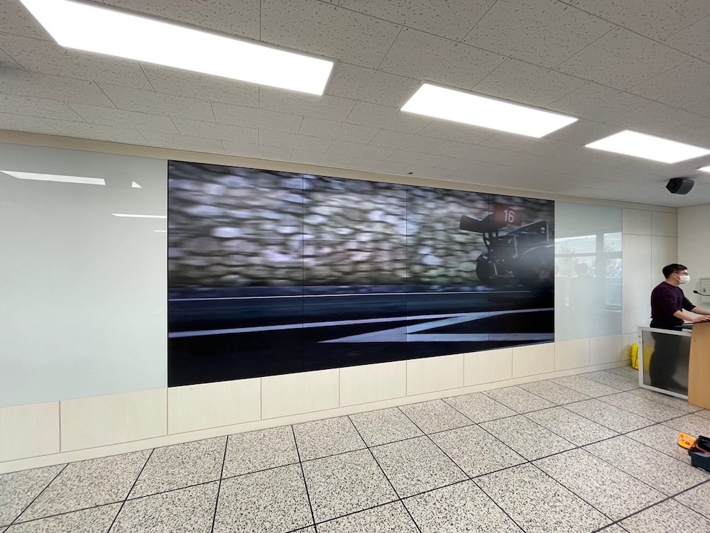 강의실 비디오월, 대형 화면 기반 학습 환경 구축-02