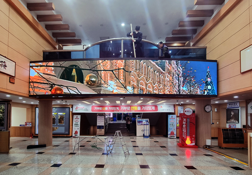 로비 LED 전광판, 미디어 안내 시스템-01