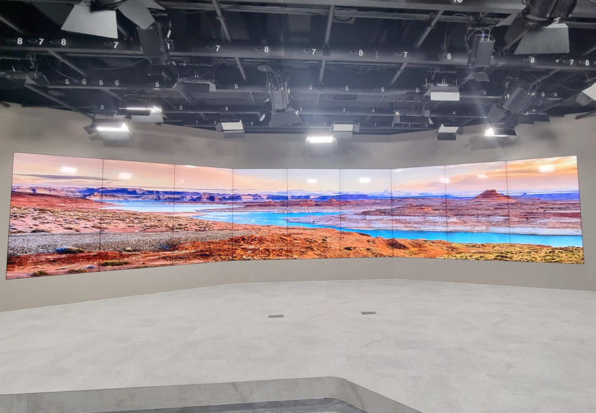 스튜디오, 27면 비디오월 방송형 미디어 환경-06